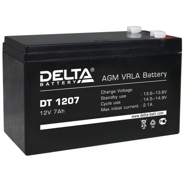 Аккумулятор Delta DT 1207 в Ухте