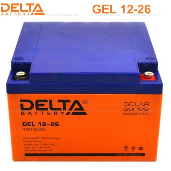 Аккумуляторная батарея Delta GEL 12-26 в Ухте