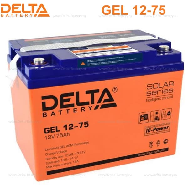Аккумуляторная батарея Delta GEL 12-75 в Ухте
