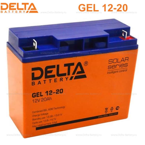 Аккумуляторная батарея Delta GEL 12-20 (12V / 20Ah) в Ухте