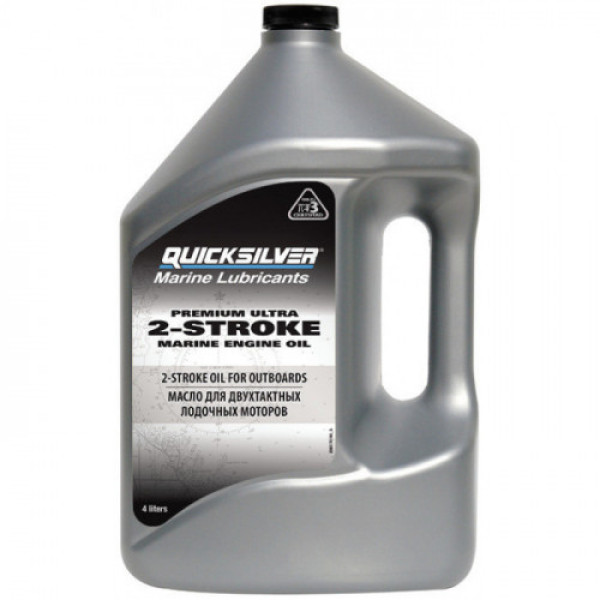 Масло Quicksilver 2-stroke Premium Ultra TCW3 4л 92-8M0170005 в Ухте